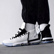 耐克（NIKE）LBJ詹姆斯使節(jié)10代戰(zhàn)靴外場實戰(zhàn)氣墊緩震籃球鞋AH7580-001 BQ5970-BQ5969-100鴛鴦左白右黑 40.5