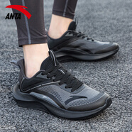 安踏（ANTA）男鞋秋冬季休閑網(wǎng)鞋男士運(yùn)動鞋新款老爹鞋透氣板鞋旅游跑步鞋子男 碳灰/黑-1 毒刺5 39