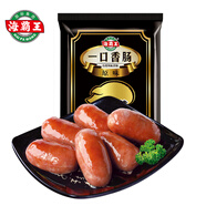 海霸王黑珍豬臺(tái)灣風(fēng)味香腸 原味一口烤腸 360g 兒童早餐肉腸 燒烤食材