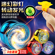 奴風(fēng)溜溜球兒童發(fā)光悠悠球yoyo活睡眠自動(dòng)回旋男孩玩具uu球入門(mén)初學(xué)者 紫色溜溜球燈光版