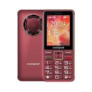 酷派（Coolpad）酷派全網(wǎng)通4G雙卡雙待大電池超長(zhǎng)待機(jī)老人手機(jī)大字大聲大屏老年機(jī)學(xué)生男士女士備用機(jī) 紅色 256MB x  移動(dòng)4G x  官方標(biāo)配 x