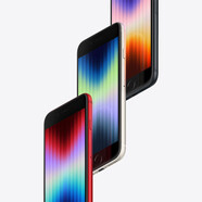 APPLEApple蘋(píng)果全新 iPhoneSE3系列美版有鎖 無(wú)鎖5G手機(jī) 三網(wǎng)通 SE3 4.7寸 紅色 美版有鎖  64GB