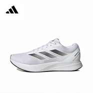 阿迪達斯（adidas）Duramo RC輕盈柔軟網(wǎng)布男女白黑貼合舒適防滑耐磨低幫跑步鞋 ID2702白黑 40 (245mm)