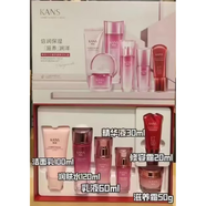韓束（KanS）紅石榴洗面奶化妝品乳液潤膚水滋養(yǎng)霜女面部補水保濕白皙護(hù)膚 紅石榴萃顏六件套