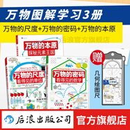 【全精裝贈(zèng)繪圖尺】萬(wàn)物的尺度+萬(wàn)物的密碼+萬(wàn)物的本原 3冊(cè)套裝 小學(xué)生數(shù)化入門(mén)科普工具書(shū) 后浪童書(shū) 浪花朵朵正版