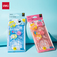 得力（deli）學(xué)生模板繪圖尺/萬(wàn)花尺 圖案多樣化 手賬手抄報(bào)專(zhuān)用 款式隨機(jī)發(fā)貨 VC128