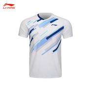 李寧（LI-NING）羽毛球服2025新款國(guó)際球隊(duì)大賽服上衣速干短袖中青隊(duì)比賽訓(xùn)練T恤 省隊(duì)AAYV033-2標(biāo)準(zhǔn)白中性款 2XL