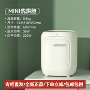 大宇（DAEWOO）內(nèi)衣內(nèi)褲洗衣機全自動小型專用迷你 奶糖白