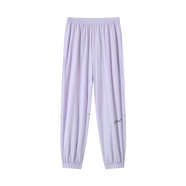 【95成新】京東京造兒童褲子運動(dòng)長(cháng)褲男女童裝速干透氣束腳衛褲 薰衣草紫XL  