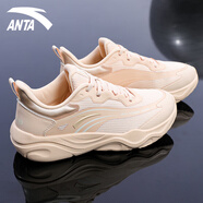 anta kids安踏女鞋凌云運動(dòng)鞋體考新款輕便減震跑步鞋跳繩鞋跑鞋女夏季 7601-5煙塵棕【牛奶糖】 36  直營(yíng)