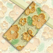 三星（SAMSUNG）翻蓋皮套三星全系列手機殼c9保護套c8插卡c7支架c7/c5/note20ultra/10+/10lite/9/8/5/pro 油畫(huà)黃花-皮套 三星Galaxy J7 Prime