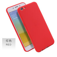 酷跑哥適用OPPOR11s手機(jī)殼磨砂TPUA8糖果findX2保護(hù)套X50全包硅膠軟殼 大紅色 realmeC12/C15