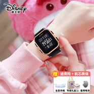 迪士尼（Disney）運動電子手表女學生初高中生2025新款防水兒童女孩高顏值生日禮物 時尚黑金