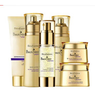 凱伊秀【官方】燕窩勝肽護膚品套裝女瑩潤美肌水乳液精華補水保濕滋潤包 潔面+水+乳+精華+霜+泡泡面膜