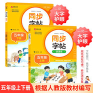 小學(xué)語文同步字帖課課練 五年級(jí)上下冊(cè)（2冊(cè)）小學(xué)教輔同步練習(xí)冊(cè) 配合人教版語文教材課本同步使用?