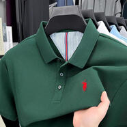圣大保羅;SANTA BARBARA POLO & RACQUET CLUB圣大保羅SANTA BARBARA POLO & RACQUET CLUB100純棉短袖男翻領(lǐng)夏 SYD25839軍綠 SY
