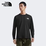 北面（The North Face）長袖T恤男速干衣運(yùn)動戶外吸濕透氣25春夏新品8DG5 JK3/宇宙黑 L/175