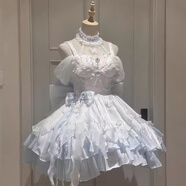 唐努烏現(xiàn)貨【天鵝絨】lolita套裝春款小清新禮服哥特風(fēng)純欲公主裙洛麗塔 【天鵝絨】單裙子+飛機盒 S
