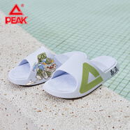 匹克（PEAK）態(tài)極拖鞋女鞋夏季外穿運動(dòng)拖鞋防滑沙灘鞋女情侶厚底時(shí)尚涼拖鞋子 DL220372大白/四葉草綠 37