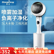 標(biāo)王（BiaoWang）新款循環(huán)扇空氣噴霧家用落地靜音立式加濕器風(fēng)扇辦公室電風(fēng)扇 機(jī)械款（加濕器十噴霧十負(fù)離子）