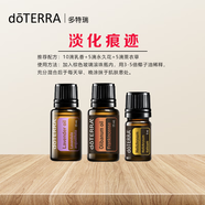 多特瑞美國(guó)doTERRA多特瑞 基本精油套組 入門(mén)精油套裝 居家三寶 薰衣草+乳香+永久花5ml【淡疤痕