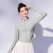 SIINSIIN【戚薇同款】冰皮防曬衣女夏季透氣修身涼感防曬服戶(hù)外穿搭外套 【立領(lǐng)款】大象灰 （無(wú)贈品） XL