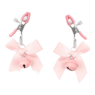 米澀（misecret）乳夾鈴鐺蝴蝶結情趣女用懲罰sm情趣道具房事性用品刺激雙峰RJ37