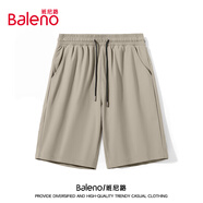 班尼路（Baleno）短褲男夏季冰絲透氣速干五分褲戶外寬松運(yùn)動(dòng)健身外穿男士大褲衩