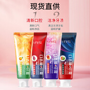 呂妃清爽水果味牙膏護(hù)齦潔齒清新口氣蜜桃西瓜鮮橙葡萄味現(xiàn)貨速發(fā) 4支*蜜桃味牙膏120g