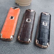 VETAS VISIONVETAS VISION 007智能升降充電打火機電子點(diǎn)煙器商務(wù)定制創(chuàng  )意禮品 鱷魚(yú)紋橙（禮盒裝）