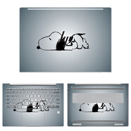 咔咔魚(yú)2025款惠普戰66 16+/14+電腦貼膜戰66八代貼紙七代六代EliteBook640G11外殼膜445/455 G10保護膜 圖案款式9 ACD面+防藍光屏幕膜+鍵盤(pán)膜