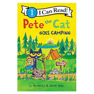 皮特貓系列：Pete the Cat Goes Camping 進(jìn)口原版英文繪本  小學(xué)教輔