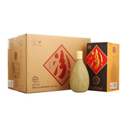 汾酒山西杏花村汾酒 清香型白酒 【喜酒】 53度 475mL 6瓶 汾酒紫砂