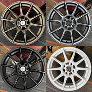 泰版輪轂15寸16寸泰仔RE30TE37S1RP01GT適用飛度雨燕菱帥輪轂 N719GS 16x7點(diǎn)5J