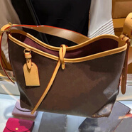 老花牛角法棍carryall凱瑞奧托特包2025新款大容量單肩腋下購物袋