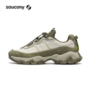 Saucony索康尼CANYON WLK防潑水越野跑鞋男女戶外休閑鞋防滑登山徒步鞋 米綠13 43