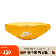 耐克（NIKE）男女腰包 單肩包斜挎包胸包休閑包DB0490-845 橙黃