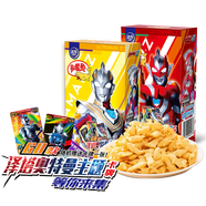 添樂(lè )卡通王奧特曼多嘴魚(yú)烤雞牛肉披薩味餅干兒童零食食玩正版聯(lián)名附IP贈品 多嘴魚(yú)餅干(沙嗲牛肉味)33g*6盒