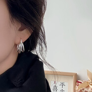 羅泰老銀匠925銀耳環(huán)女士款森系潮流2025新款爆款高級(jí)感耳釘耳墜 耳環(huán)