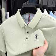 圣大保羅;SANTA BARBARA POLO & RACQUET CLUB圣大保羅SANTA BARBARA POLO & RACQUET CLUB100純棉短袖男翻領(lǐng)夏 SYD25839淺綠 SY