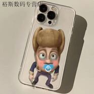 派欽用蘋果16PROMAX手機(jī)殼iPhone15新款蘋果14/13/12/11 奶嘴光頭強(qiáng)-【透明太空殼】 蘋果6SPLUS