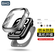 BHO【熱銷10萬+】適用蘋果手表保護(hù)殼apple watch s10保護(hù)殼膜一體套iwatch s9/8/7/ultra2鋼化膜防摔 防水款·殼膜一體【鈦色】 iwatch 10【46mm表盤】