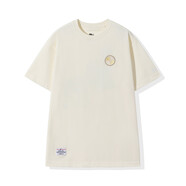 美職棒（MLB）短袖T恤男女聯(lián)名系列NY/LA刺繡圓領(lǐng)T恤2024新款 白色 S