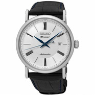 精工(SEIKO)手表PREMIER-SRPA17J2/J1自動機械男表薄防水手表 SRPA17J2