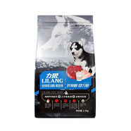 力狼（LILANG）力狼狗糧2.5kg5斤中小型犬通用型成犬幼犬雞肉牛肉配方三文魚蛋粉 幼犬糧2.5kg*1包 贈香腸2支