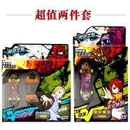 奧迪雙鉆（AULDEY）正版奧迪雙鉆翼空之巔手指滑板玩具影風(fēng)幽狼光速戰(zhàn)龍幻影血蝠獨(dú)狼 優(yōu)惠組合萬鈞沙羅+玄火神月 翼空之巔手指滑板