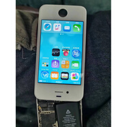 優(yōu)選適配蘋果/4s拆機后蓋 iphone4s手機后殼 鋼化玻璃電池背殼 4S屏幕備注顏色 外殼