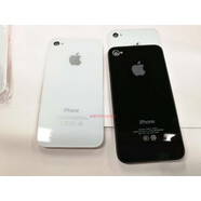 紅蘋(píng)果 (RED APPLE)蘋(píng)果4代4s原裝拆機后蓋 iphone4s手機后殼 鋼化玻璃電池背殼 4S后蓋+工具 備注顏黑色 外殼