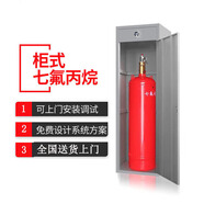 柜式七氟丙烷滅火裝置七氟丙烷藥劑充裝檢測氣體滅火系統40L單柜式商用辦公用GQQ40/2.5不含藥劑 七氟丙烷150L空柜體