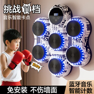 夢(mèng)選男孩生日禮物新年14歲兒童益智玩具男童女孩十四歲小學(xué)生女童兒子 涂鴉升級【藍牙音樂(lè )+親子拳套】 智能音樂(lè )拳擊機墻靶訓練器套裝